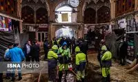 یکی از زیباترین بخش‌های بازار تهران سیاه شد