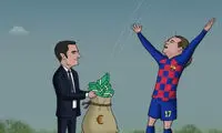 جریمه بارسلونا بابت گریزمان سوژه شد