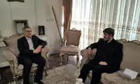 دلجویی روحانی از علی مطهری +عکس