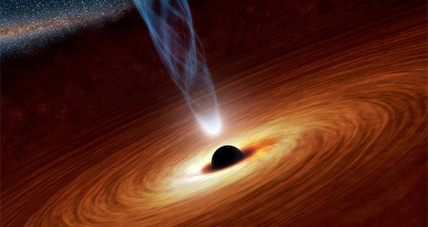 خروج شی درخشان از سیاهچاله برای اولین بار