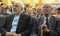 ظریف در مراسم ترحیم ابراهیم یزدی