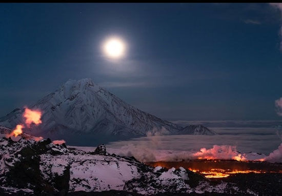 روسیه؛ آتشفشان 6500 ساله +عکس