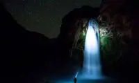 عکس روز نشنال جئوگرافیک؛ آبشار شب