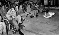 عکس: آزادی اسیران عراقی در سال 64