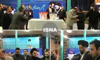 سید احمد خمینی هم پای صندوق رای رفت