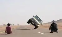 تصاویر: هنرنمایی عربی با خودرو شاسی بلند