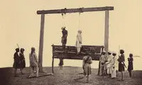 عکس: اعدام آزادی خواهان هند
