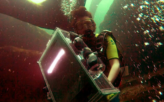 عکاسی از زیر آب با یک دستگاه اسکنر!