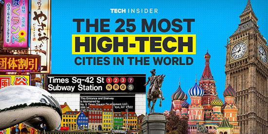 با پیشرفته‌ترین شهرهای تکنولوژیک دنیا آشنا شوید