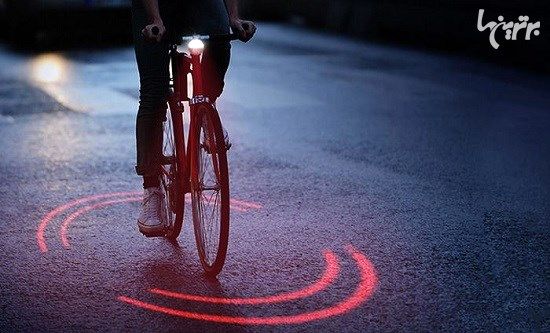سیستم نورپردازی که از دوچرخه سوار محافظت می‌کند