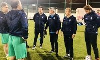 حضور نیکو کرانچار در تمرین تیم فوتبال امید