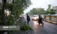 طوفان شدید در تهران