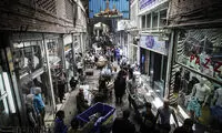 آتش سوزی در بازار تهران