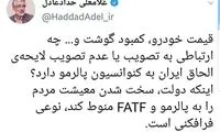 حدادعادل: معیشت مردم به FATF ارتباط ندارد