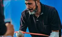 تصویری خاص از یک خادم عراقی زوار اربعین