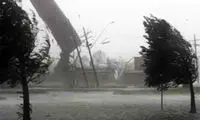 طوفان و بارش ناگهانی، مشهد را غافلگیر کرد