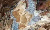 مشاهده یک کوه عجیب و ترسناک از فضا