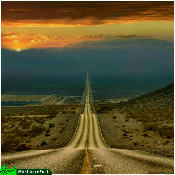 دره مرگ، طولانی‌ترین جاده مستقیم دنیا