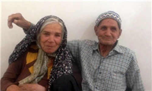 ازدواج مسن‌ترین زوج‌ ایرانی در میبد +عکس