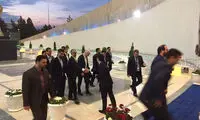 روسای FIFA و AFC وارد ورزشگاه آزادی شدند