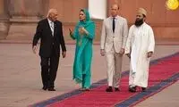 عروس ملکه با حجاب در مسجد تاریخی پاکستان