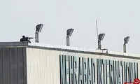 عکس: حضور تک تیرانداز هنگام ورود پوتین