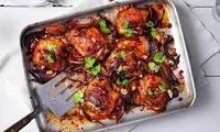 مرغ با رب انار و آلو؛ یک غذای خوشمزه و فوری