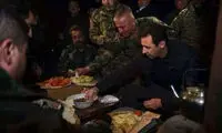 بشار اسد شب سال نو کجا بود؟ +عکس