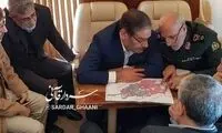 عکسی متفاوت از سردار قاآنی در سفر به افغانستان
