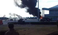 سقوط جنگنده ناتو در اسپانيا +عکس