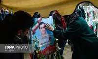 عطر افشانی مزار مطهر شهدای آتش‌ نشان