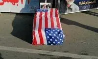 تصویری از تابوت دونالد ترامپ در تهران!