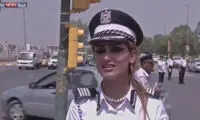 تصاویر زنان پلیس راهنمایی و رانندگی در بغداد