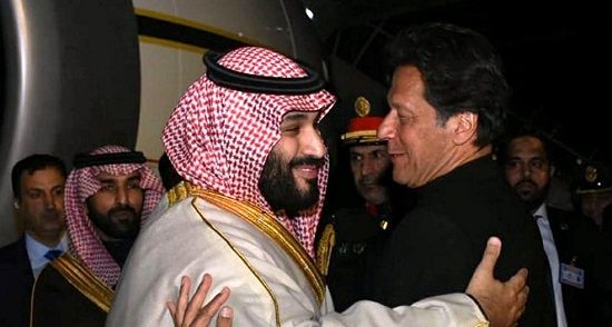 عمران‌خان با بن‌سلمان دیدار کرد