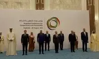 عکس یادگاری سران هیات‌های سیاسی در بغداد