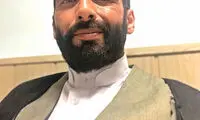 حمید گودرزی در لباس طلبگی