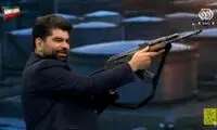 شلیک با اسلحه در برنامه زنده تلویزیون!