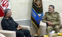دیدار فرمانده کل سپاه با امیرسرلشکر موسوی