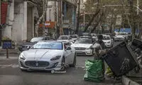 فاصله طبقاتی در خیابان‌های تهران!