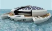 تصاویری از هتل شناور خورشیدی