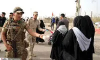 پذیرایی سربازان عراقی از زائران