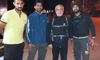 عکس: فتح الله زاده در پیاده روی اربعین