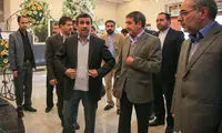 عکس: مردان‌ احمدی‌ نژاد در مراسم ختم‌