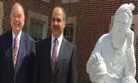 مجسمه «خیام نیشابوری» در آمریکا +عکس
