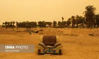 باز هم آسمان اهواز خاکی شد