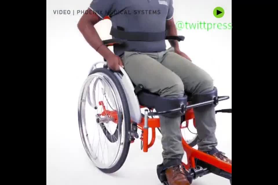 با ویلچرهای جدید، معلولین هم می‌توانند بایستند!