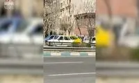 تصادف شدید پارس و ال‌۹۰ در بزرگراه همت تهران