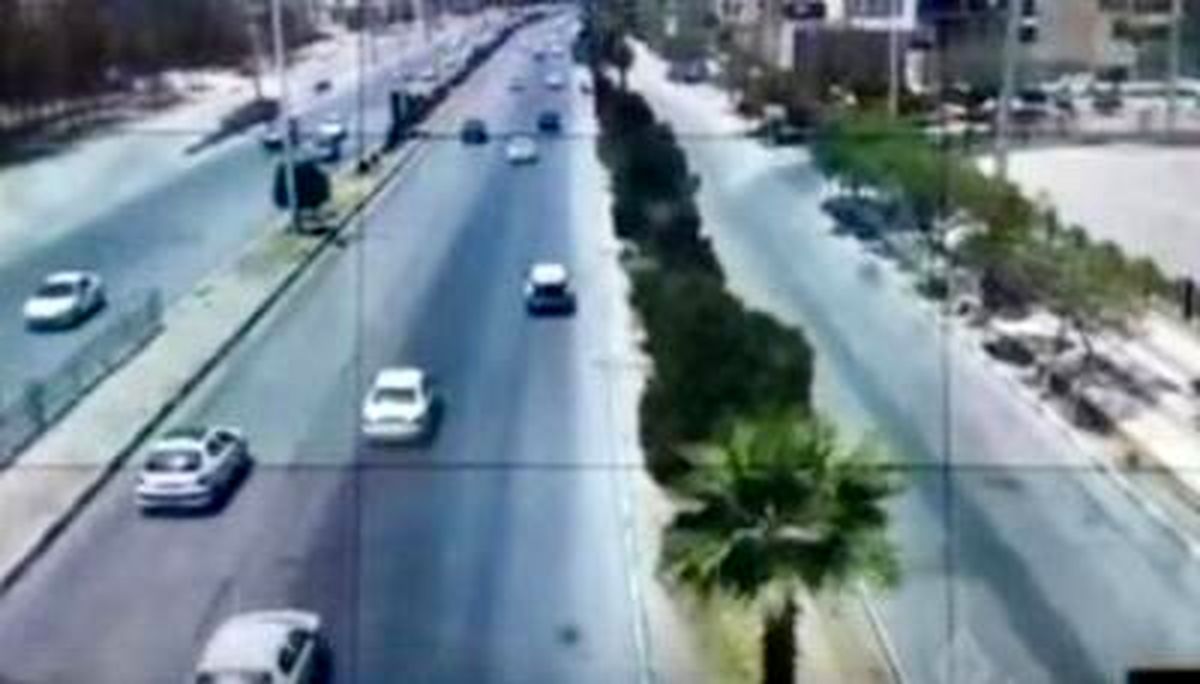 لحظه مرگ دلخراش راننده کرمانی کنار اتوبان