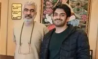 قاب مشترک سروش صحت با پسرش که حالا بازیگر شده است