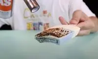 این بستنی عجیب در مقابل آتش هم آب نمی‌شود! 